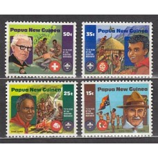 Papua y Nueva Guinea - Correo Yvert 426/9 ** Mnh Scouts