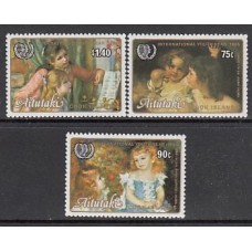 Aitutaki Correo Yvert 428/30 ** Mnh