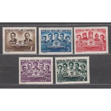 Albania Correo 1951 Yvert 428/32 Mnh ** Heroes del pueblo