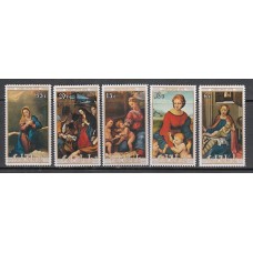 Cook - Correo Yvert 428/32 ** Mnh Navidad. Pinturas