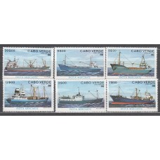 Cabo Verde - Correo Yvert 431/6 ** Mnh  Barcos