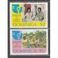 Dominica - Correo 1975 Yvert 434/5 ** Mnh Año de la mujer