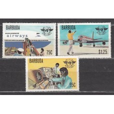 Barbuda - Correo Yvert 434/6 ** Mnh Aviación