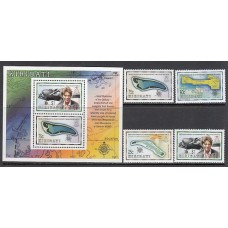 Kiribati - Correo Yvert 434/7+H 34 ** Mnh