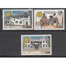 Gambia - Correo 1982 Yvert 435/7 ** Mnh