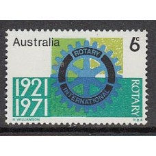 Australia - Correo 1971 Yvert 435 ** Mnh Rotary