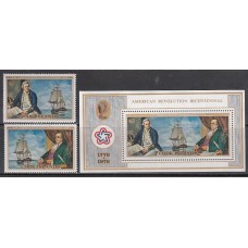 Cook - Correo Yvert 436/7+H.57 ** Mnh Barcos