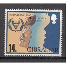 Gibraltar - Correo 1981 Yvert 436 ** Mnh Personas incapacitadas