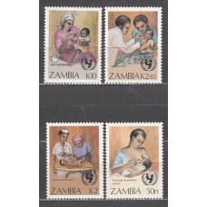 Zambia - Correo Yvert 437/40 ** Mnh