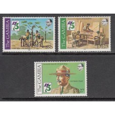 Gambia - Correo 1982 Yvert 438/40 ** Mnh  Scoutismo