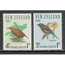 Nueva Zelanda - Correo 1966 Yvert 438/9 ** Mnh Fauna. Aves