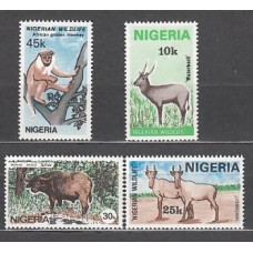Nigeria - Correo Yvert 439/42 ** Mnh   Fauna