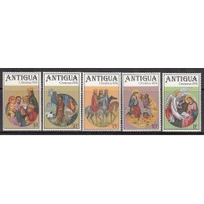 Antigua Correo Yvert 439/43 ** Mnh Navidad