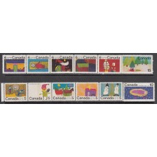 Canada - Correo 1970 Yvert 439/50 ** Mnh Navidad