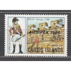 Turk y Caicos - Caicos Correo Yvert 43 ** Mnh