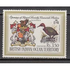 Oceano Indico - Correo Yvert 43 ** Mnh   Fauna aves. escudo