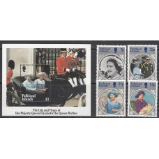 Falkland - Correo Yvert 440/3+Hb 5 ** Mnh