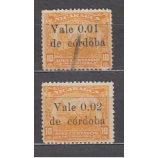 Nicaragua - Correo 1922 Yvert 441/2 usado