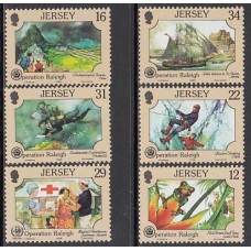 Jersey - Correo 1988 Yvert 441/6 ** Mnh Operación Raleigh