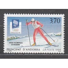 Andorra Francesa Correo 1994 Yvert 441 ** Mnh Olimpiadas