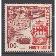 Monaco - Correo 1956 Yvert 441 usado  Rally de Montecarlo