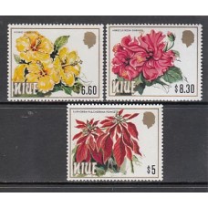 Niue - Correo Yvert 442/4 ** Mnh Flores