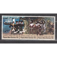 Papua y Nueva Guinea - Correo Yvert 442/4 ** Mnh Barcos