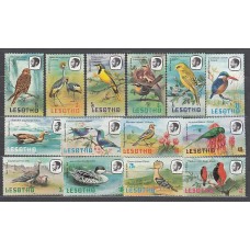 Lesotho - Correo Yvert 442/55 ** Mnh  Fauna aves
