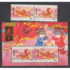 Christmas - Correo Yvert 443/4+H.20 ** Mnh Año Chino del Tigre