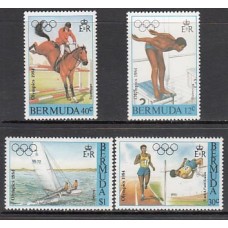 Bermudas - Correo Yvert 443/6 ** Mnh Ollimpiadas de los Angeles