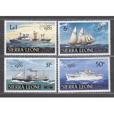 Sierra Leona - Correo Yvert 444/7 ** Mnh  Barcos
