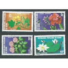 Benin - Correo Yvert 444/7 ** Mnh  Flores