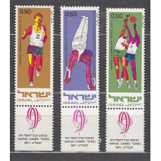Israel - Correo 1971 Yvert 445/7 ** Mnh  Deportes