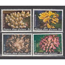 Papua y Nueva Guinea - Correo Yvert 438/41 ** Mnh Corales