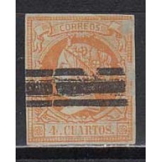 España Barrados 1860 Edifil 52S