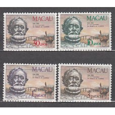 Macao - Correo Yvert 446/9 ** Mnh  Luis Vaz de Camoes