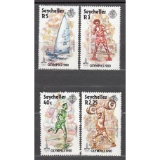 Seychelles - Correo Yvert 446/9 ** Mnh  Olimpiadas de Moscu