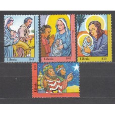 Liberia - Correo 2007 Yvert 4478/81 ** Mnh  Navidad