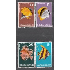 Tokelau - Correo Yvert 45/8 ** Mnh Fauna Peces