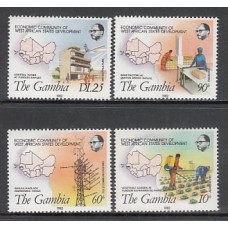 Gambia - Correo 1982 Yvert 450/3 ** Mnh