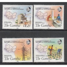 Gambia - Correo 1982 Yvert 450/3 ** Mnh