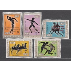 Niue - Correo Yvert 450/4 ** Mnh Deportes  Olimpiadas Los Angeles