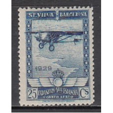 España Sueltos 1929 Edifil 450 ** Mnh- Sevilla Barcelona aereo