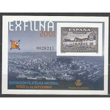 España II Centenario Pruebas Oficiales 2001 Edifil 75