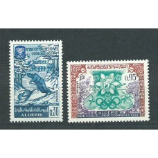 Argelia - Correo Yvert 453/4 ** Mnh  Olimpiadas de Grenoble