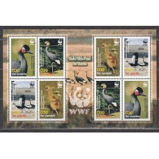 Gambia - Correo 2006 Yvert 4538/41 Minihoja ** Mnh  Fauna aves