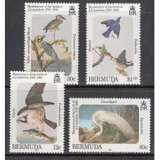 Bermudas - Correo Yvert 455/8 ** Mnh Fauna aves
