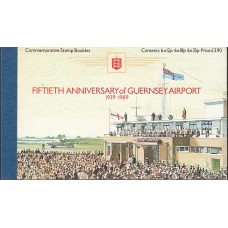 Guernsey - Correo 1989 Yvert 455 Carnet ** Mnh Aviones
