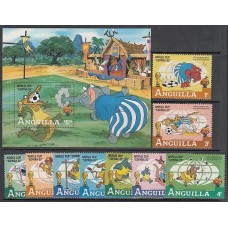 Anguilla Correo Yvert 456/64+Hb 45 ** Mnh Deportes fútbol y cómic