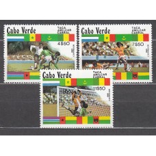 Cabo Verde - Correo Yvert 458/60 ** Mnh  Deportes fútbol